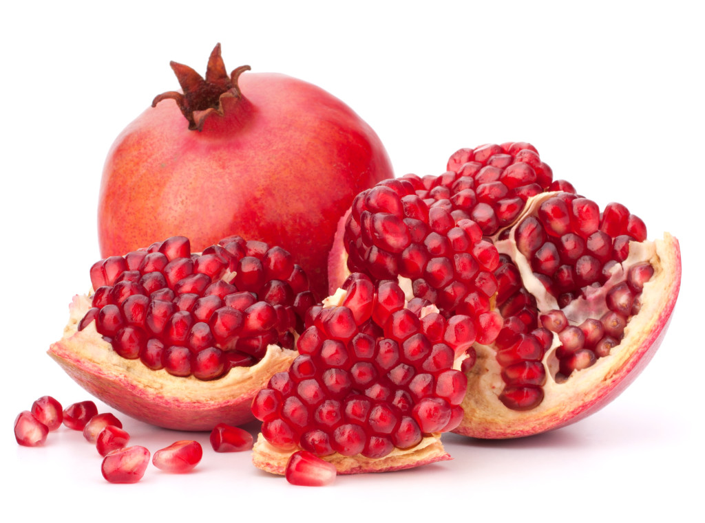 Ripe pomegranate fruit